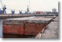 BACO-Leichter am 03.10.1996 im Hamburger Hafen